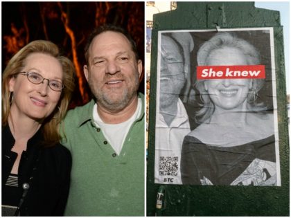 Streep Weinstein She Knew Posters AP/Twitter
