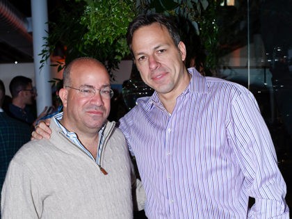 WASHINGTON, DC - APRIL 26: Jeff Zucker and Jake Tapper attend the CNN Correspondents' Brunch at Toolbox Studio on April 26, 2015 in Washington, DC. (Photo by Riccardo S. Savi/Getty Images)