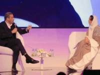 john travolta In this Friday, Dec. 15, 2017 photo released by Saudi Arabia Center for International Communication, Ministry of Culture and Information, John Travolta, left, talks at the Apex Convention Center in Riyadh, Saudi Arabia. (Center for International Communication, Ministry of Culture and Information via AP)