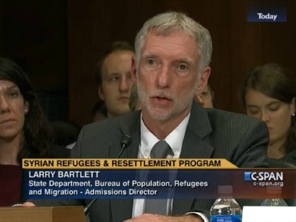 Larry Bartlett Director of the Office of Refugee Admissions in the State Department’s Bu