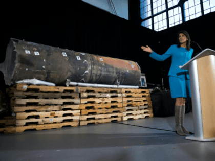 Nikki Haley says a ballistic missile fired by Huthi militants at Saudi Arabia last month had been made in Iran