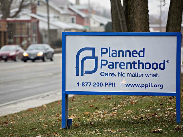 Signage is displayed outside a Planned Parenthood office in Peoria, Illinois, U.S., on Fri