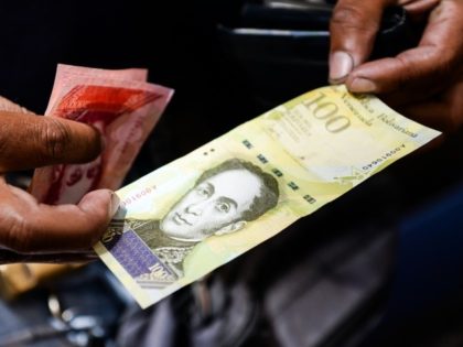 Over the past year, the Venezuelan bolivar has plummeted 95.5 percent against the dollar on the black market