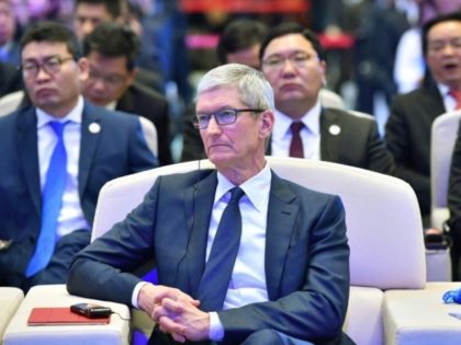 Apple chief Tim Cook at the internet conference in China, which was also attended by the h