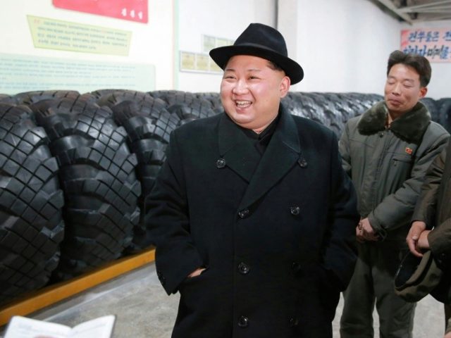 North Korean leader Kim Jong-Un -- shown here in an undated picture released by North Kore