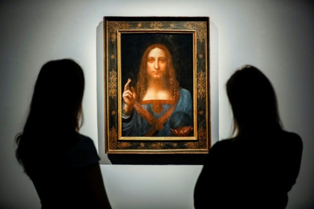 "Salvator Mundi," which was sold at auction for a record $450 million, is one of fewer tha
