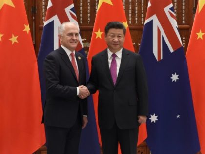 Australia's Prime Minister Malcolm Turnbull, seen here with Chinese President Xi Jinping,