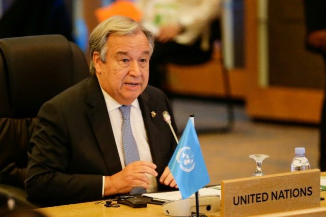 United Nations Secretary-General Antonio Guterres said the US' decision to recognize Jerus
