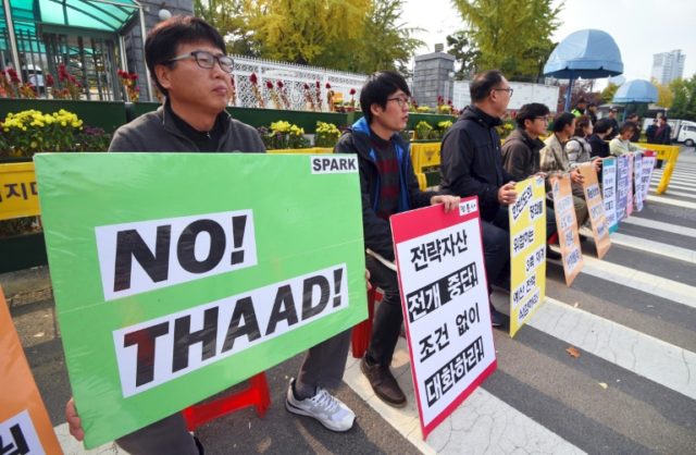 Seoul and Washington decided to install the powerful US THAAD system in the South earlier