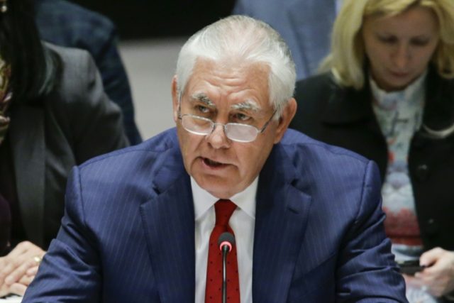 US Secretary of State Rex Tillerson said North Korea must "earn its way back to the table"