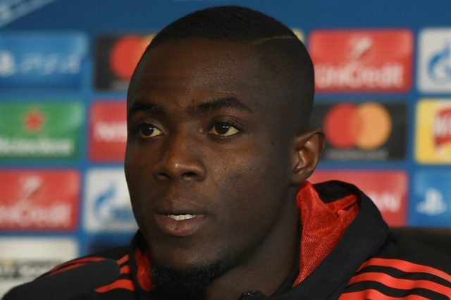 Manchester United's Eric Bailly has not played since the start of November after picking u