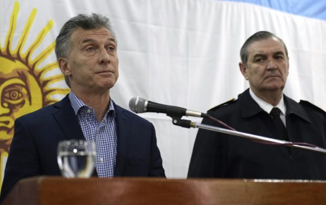 Marcelo Srur, right, who was sacked over the loss of the ARA San Juan submarine with 44 cr