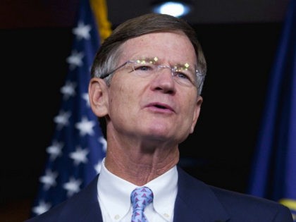 FILE - In this Aug. 10, 2010 file photo, Rep. Lamar Smith, R-Texas speaks during a news conference on Capitol Hill in Washington. Smith, a member of the Judiciary Committee is one of five key representatives for approval of a reform of the immigration laws. (AP Photo/Drew Angerer, File)
