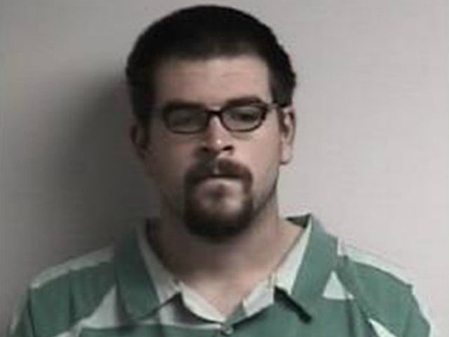 Bradley Hardison, 27, is charged with felony breaking and entering, safecracking and larce