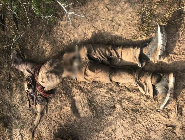 Body of a deceased migrant found in Brooks County, Texas, on 1-21-18. (Photo: Brooks Count