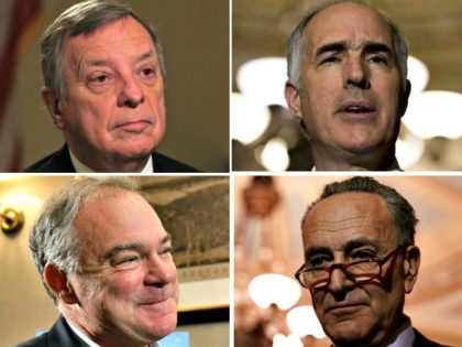 Democrats Durbin, Casey, Schumer, Kaine