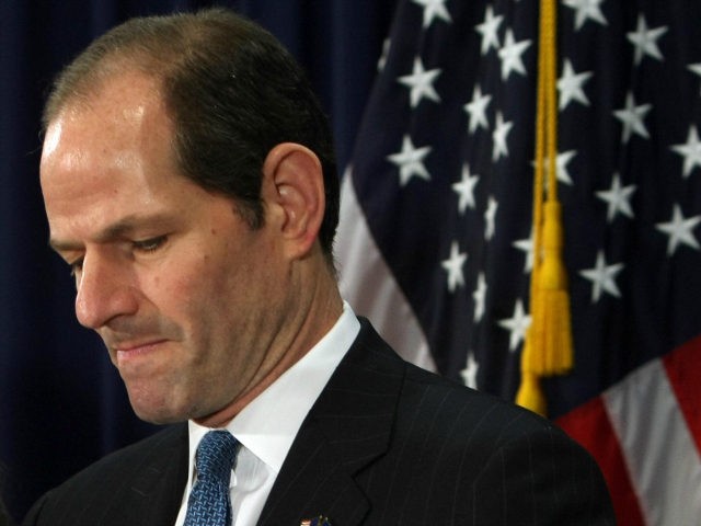 New York Governor Eliot Spitzer addresses the media at his office in New York, on March 12, 2008 to announce that he will resign from office after revelations that he had been a client of a prostitution ring. The resignation will take effect on March 17. Lieutenant Governor David Paterson …
