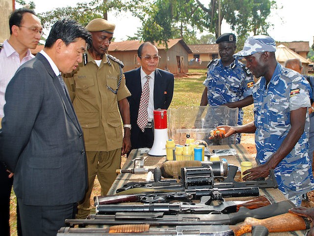 North Korean vice Minister of the the Ministry of Peoples Security, Mr. Ri Song Chol (2ndL