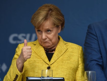 German Chancellor Angela Merkel, party leader of the Christian Democratic Union party (CDU