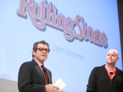 Rolling Stone Founder Jann Wenner and Spotify Founder and CEO Daniel Ek attendsSpotify knocks it out of the park at Stephen Weiss Studio on November 30, 2011 in New York City. (Photo by Charles Eshelman/Getty Images for Spotify)