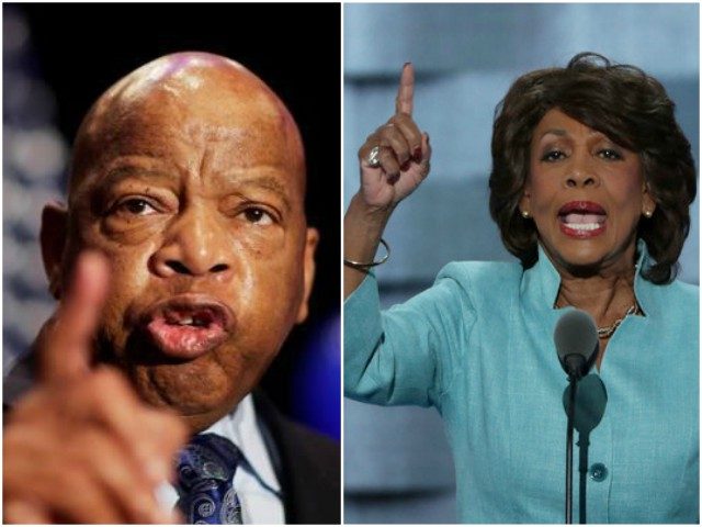 John Lewis and Maxine Waters collage