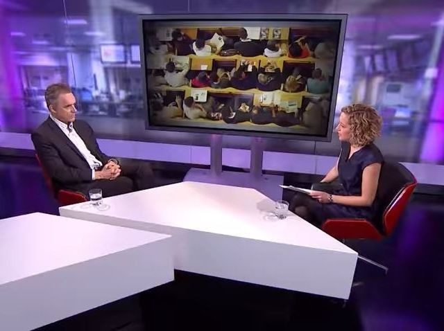 Jordan Peterson and Cathy Newman debate on Channel 4