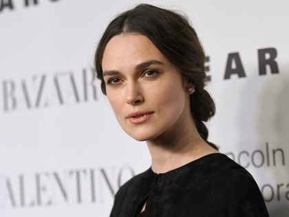 Actress Keira Knightley attends "An Evening Honoring Valentino" gala, hosted by the Lincoln Center Corporate Fund, at Alice Tully Hall on Monday, Dec. 7, 2015, in New York. (Photo by Evan Agostini/Invision/AP)