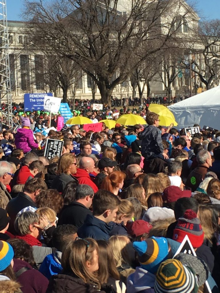 March for Life on January 19, 2018.