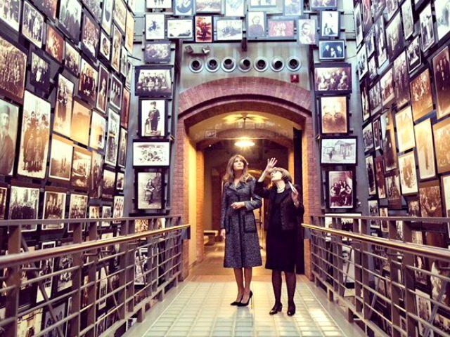 Melania Trump Holocaust Museum Twitter@FLOTUS