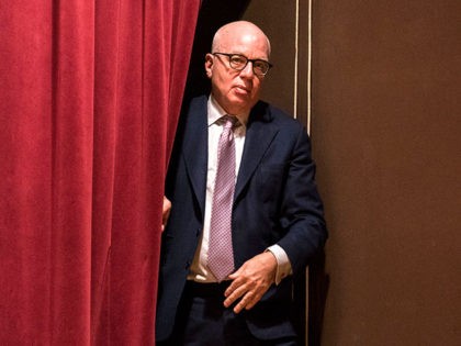 PHILADELPHIA, PA - JANUARY 16: Author Michael Wolff steps on stage to discuss his controversial book on the Trump administration titled 'Fire and Fury' on January 16, 2018 in Philadelphia, Pennsylvania. Trump's lawyer had previously sent a cease-and-desist letter to the author and publisher of the book claiming that it …