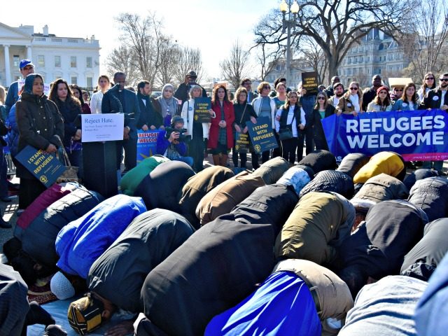 Muslims Pray Protest