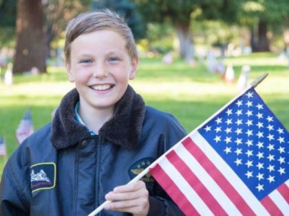 President Donald Trump and first lady Melania will take time during Tuesday's State of the Union (SOTU) address to honor Preston Sharp, a California boy, who has been placing miniature American flags on the graves of soldiers since 2015.