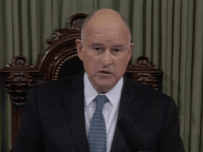Jerry Brown state of the state (ScreenShot / CalChannel)