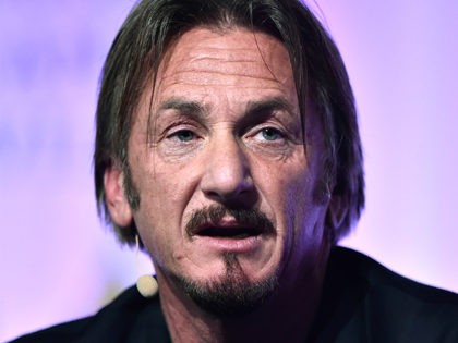 PARIS, FRANCE - DECEMBER 05: Actor Sean Penn makes a speech for the Action Day during the