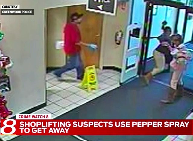 Shoplifters, Pepper Spray