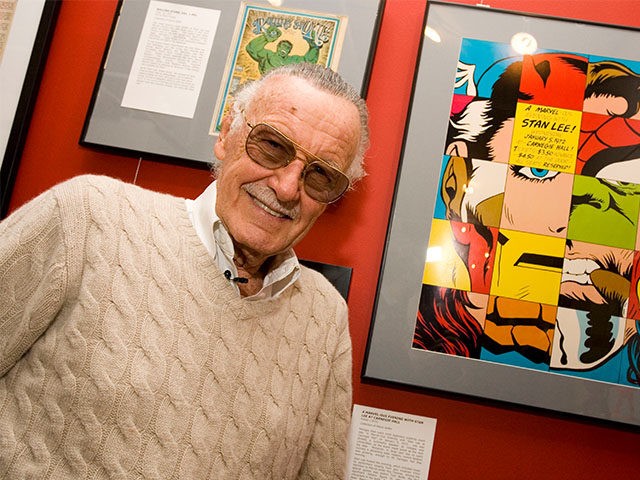 NEW YORK - FEBRUARY 23: (EXCLUSIVE ACCESS) Comic book legend Stan Lee poses at the opening