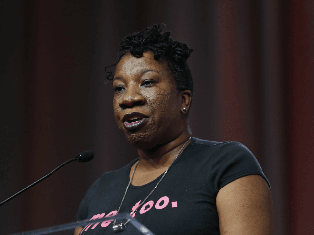 n this Oct. 27, 2017 photo, Tarana Burke, founder, #MeToo Campaign, appears at the Women's Convention in Detroit. Burke, an activist who started the campaign a decade ago to raise awareness about sexual violence, will start this year's ceremonial ball drop at Times Square on New Year's Eve. The Times …