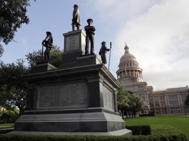 Texas Capitol Confederate Heroes Statue - AP Photo Eric Gay