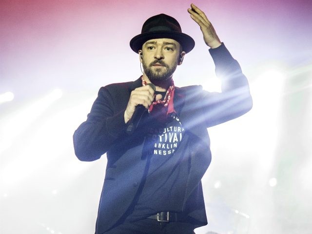 Justin Timberlake performs at the Pilgrimage Music and Cultural Festival on Saturday, Sept