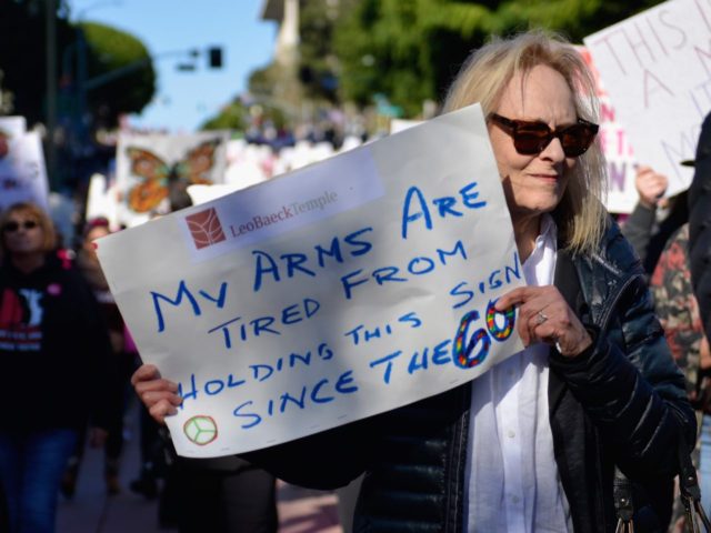 Women's March LA 60's sign (Chelsea Guglielmino / Getty)