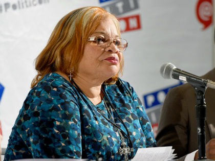 PASADENA, CA - JULY 29: Dr. Alveda King at the 'Fatherhood, Community, and Our Cities' panel during Politicon at Pasadena Convention Center on July 29, 2017 in Pasadena, California. (Photo by Joshua Blanchard/Getty Images for Politicon)