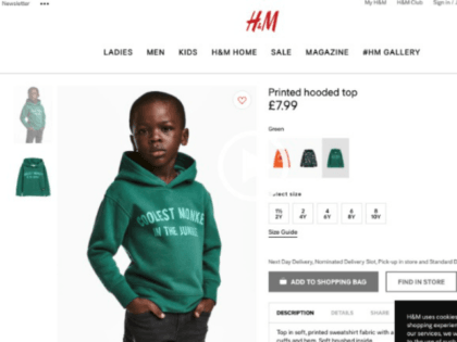 H&M stores across South Africa were shuttered Saturday. Local media reported that destructive protesters had swarmed several locations.