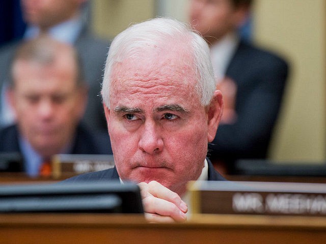 UNITED STATES - APRIL 10: Rep. Pat Meehan, R-Pa., attends a House Oversight and Government Reform Committee markup in Rayburn Building to consider a resolution holding former IRS official Lois Lerner in contempt of Congress for invoking her Fifth Amendment right at two separate hearings on the IRS's alleged targeting …