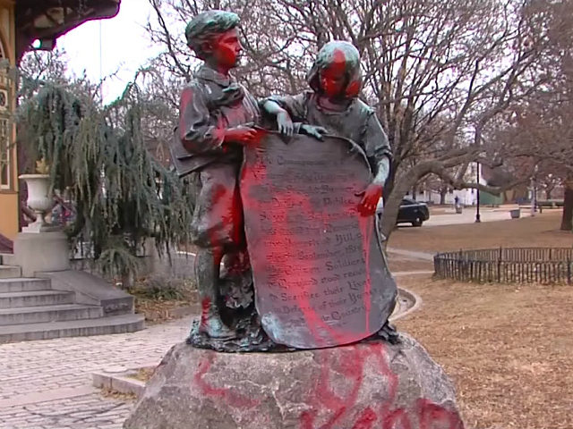 Baltimore’s Star-Spangled Banner Children’s Statue Defaced with ‘Racist Anthem’ Gr