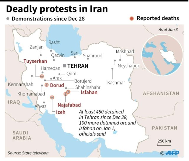 Deadly protests in Iran
