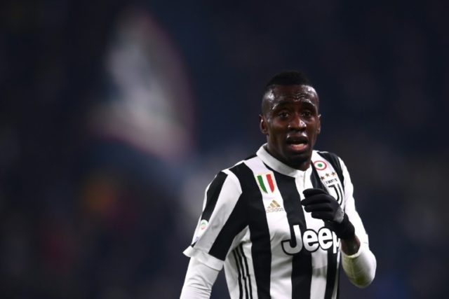 Juventus' midfielder Blaise Matuidi reacts during the Italian Serie A football match again
