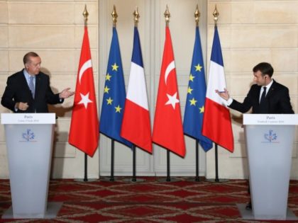 Turkish President Recep Tayyip Erdogan's meeting with Emmanuel Macron of France on January 5, 2018, was overshadowed by human rights concerns