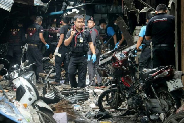 Three dead as busy market struck by bomb in southern Thailand
