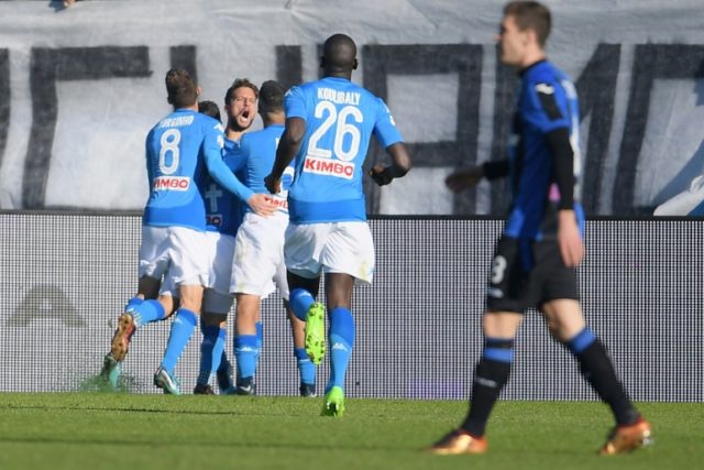 Napoli edge Atalanta to extend Serie A lead