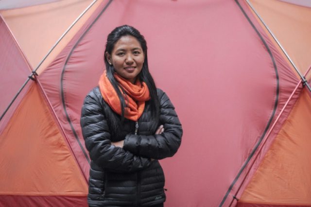 Female Sherpa from Nepal scales new heights